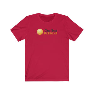 One Soul Pickleball Logo - Unisex Jersey Short Sleeve Tee