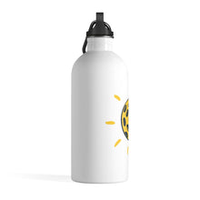 Load image into Gallery viewer, Yellow/Black Love Pickleball - Stainless Steel Water Bottle
