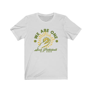 We Are One Soul Pickleball Logo - Unisex Jersey Short Sleeve Tee
