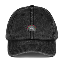 Load image into Gallery viewer, One Soul Rainbow - Vintage Cotton Twill Cap
