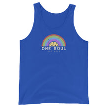 Load image into Gallery viewer, Rainbow, One Soul - Unisex Tank Top
