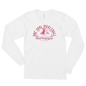 Mind Body Spirit Lady - Unisex Long sleeve T-shirt - One Soul Pickleball