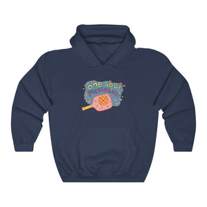 One Soul Pickle Ball Pink Paddle - Unisex Heavy Blend™ Hooded Sweatshirt