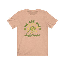 Load image into Gallery viewer, We Are One Soul Pickleball Logo - Unisex Jersey Short Sleeve Tee
