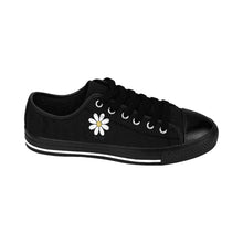 Load image into Gallery viewer, Daisy Flower Black/Black Pickleball Women&#39;s Sneakers
