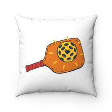 Load image into Gallery viewer, Paddle - Spun Polyester Square Pillow - One Soul Pickleball
