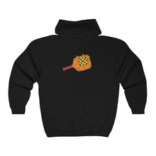 Load image into Gallery viewer, One Soul Pickle Ball Orange Paddle - Unisex Heavy Blend™ Full Zip Hooded Sweatshirt
