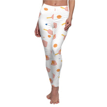 Load image into Gallery viewer, Orange Paddle - Women&#39;s Cut &amp; Sew Casual Leggings
