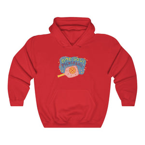 One Soul Pickle Ball Pink Paddle - Unisex Heavy Blend™ Hooded Sweatshirt