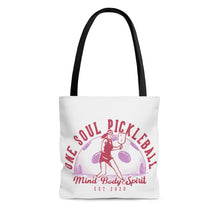 Load image into Gallery viewer, Mind, Body, Spirit Lady - AOP Tote Bag - One Soul Pickleball
