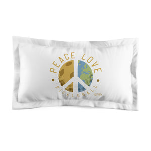 Peace, Love, Pickleball  - Microfiber Pillow Sham