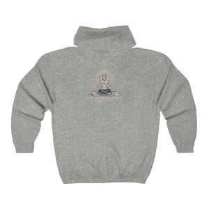 Focus, Calm, Mind - Unisex Heavy Blend™ Full Zip Hooded Sweatshirt - One Soul