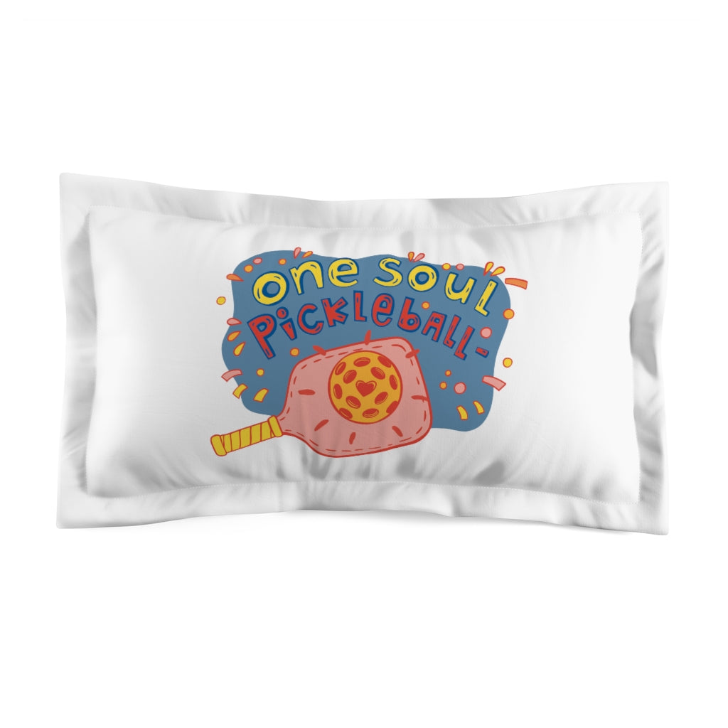 One Soul Pickleball Pink Love Paddle - Microfiber Pillow Sham