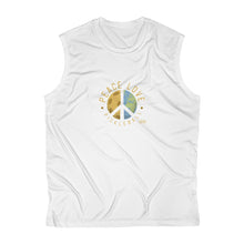 Load image into Gallery viewer, Peace, Love, Pickleball - Men&#39;s Sleeveless Performance Tee
