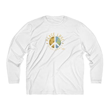 Load image into Gallery viewer, Peace, Love, Pickleball - Men&#39;s Long Sleeve Moisture Absorbing Tee - One Soul
