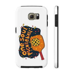 Orange One Soul Pickleball - Case Mate Tough Phone Cases - 13 Phone Models