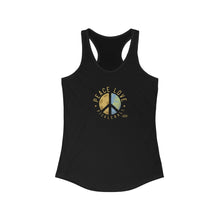 Load image into Gallery viewer, Peace, Love, Pickleball - Women&#39;s Ideal Racerback Tank - One Soul
