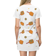 Load image into Gallery viewer, Orange Paddle - All Over Print T-Shirt Dress
