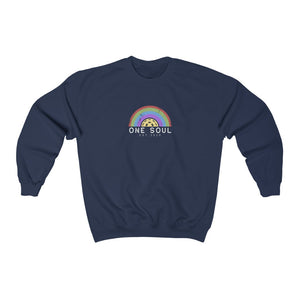 Rainbow, One Soul - Unisex Heavy Blend™ Crewneck Sweatshirt