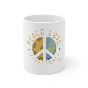 Peace, Love, Pickleball - Coffee Mug 11oz