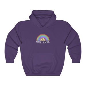 Rainbow, One Soul - Unisex Heavy Blend™ Hooded Sweatshirt - One Soul