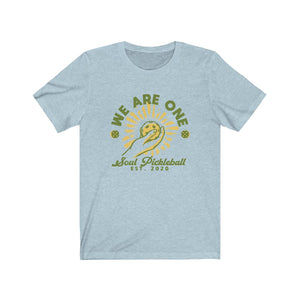 We Are One Soul Pickleball Logo - Unisex Jersey Short Sleeve Tee