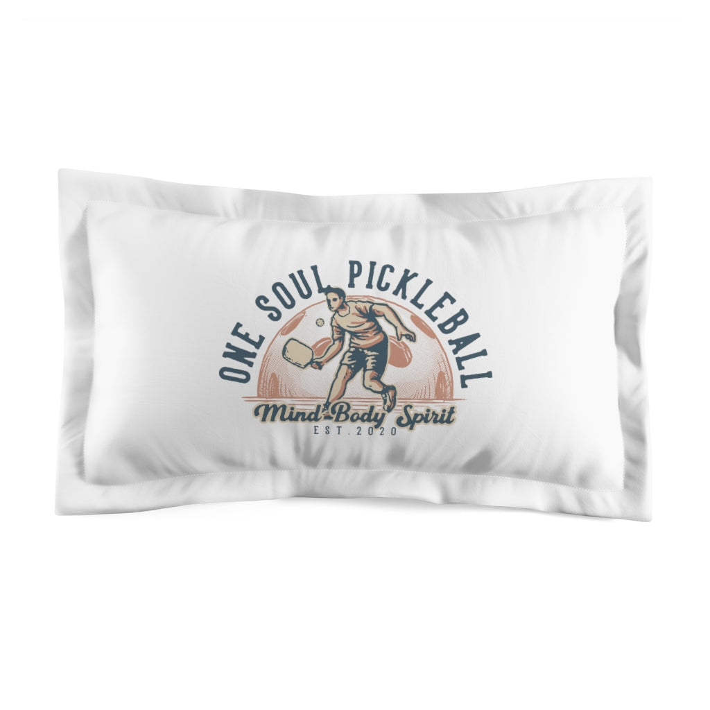 Mind, Body, Spirit Man  - Microfiber Pillow Sham - One Soul Pickleball
