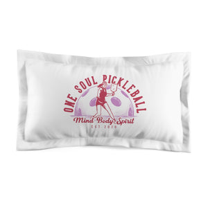 Mind, Body, Spirit Lady - Microfiber Pillow Sham - One Soul Pickleball