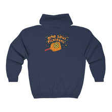 Load image into Gallery viewer, One Soul Pickle Ball  Orange Paddle - Unisex Heavy Blend™ Full Zip Hooded Sweatshirt
