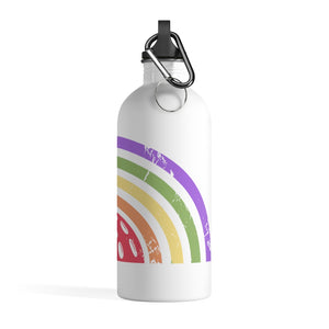 Rainbow Pickleball - Stainless Steel Water Bottle - One Soul Pickleball