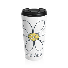Load image into Gallery viewer, Stainless Steel Travel Mug - One Soul Daisy
