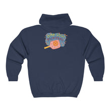 Load image into Gallery viewer, One Soul Pickle Ball Pink Paddle - Unisex Heavy Blend™ Full Zip Hooded Sweatshirt
