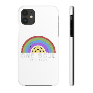 One Soul Pickleball Rainbow - Case Mate Tough Phone Cases - 13 Phone Models