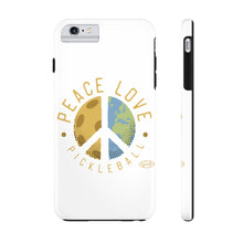 Load image into Gallery viewer, Peace, Love, Pickleball - Case Mate Tough Phone Cases - 13 Phone Models
