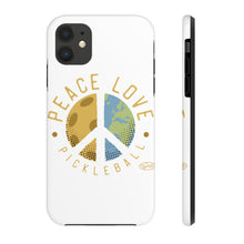 Load image into Gallery viewer, Peace, Love, Pickleball - Case Mate Tough Phone Cases - 13 Phone Models
