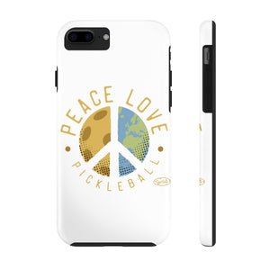 Peace, Love, Pickleball - Case Mate Tough Phone Cases - 13 Phone Models