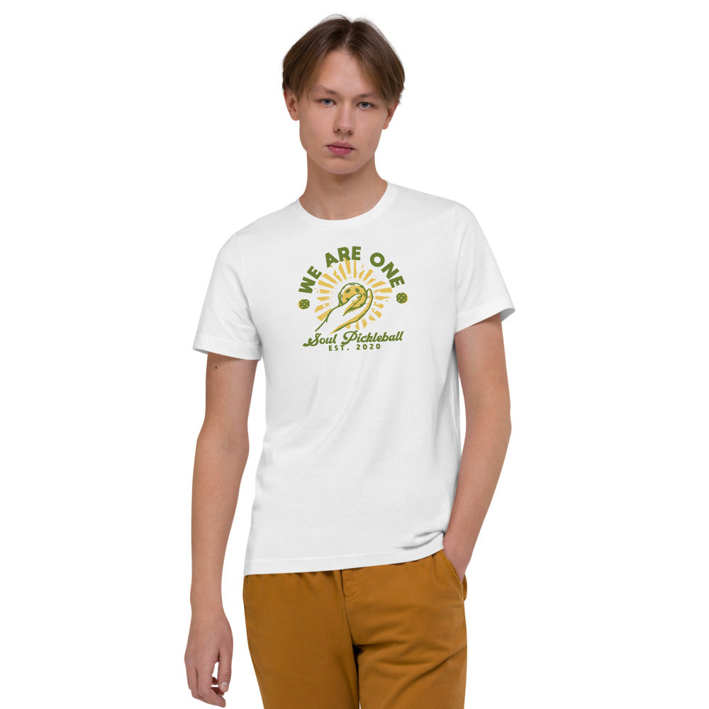 We Are One Soul Pickleball Unisex Organic Cotton T-Shirt