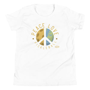 Peace Love Pickleball - Youth Short Sleeve T-Shirt - One Soul