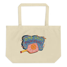 Load image into Gallery viewer, Large Organic Tote Bag - One Soul Pink Paddle

