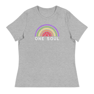 Classic One Soul Pickleball Rainbow - Women's Relaxed T-Shirt