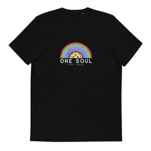 Load image into Gallery viewer, Rainbow, One Soul - Unisex Organic Cotton T-Shirt
