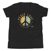 Load image into Gallery viewer, Peace Love Pickleball - Youth Short Sleeve T-Shirt - One Soul
