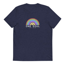 Load image into Gallery viewer, Rainbow, One Soul - Unisex Organic Cotton T-Shirt
