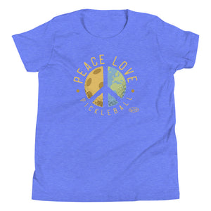 Peace Love Pickleball - Youth Short Sleeve T-Shirt - One Soul