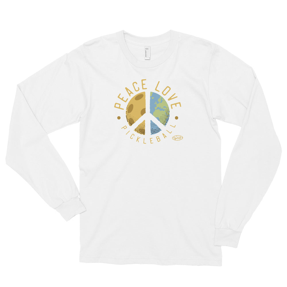 Peace Love Pickleball - Unisex Long sleeve T-shirt