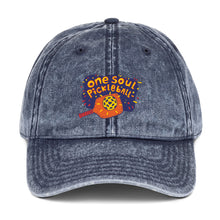 Load image into Gallery viewer, One Soul Pickleball Orange - Vintage Cotton Twill Cap
